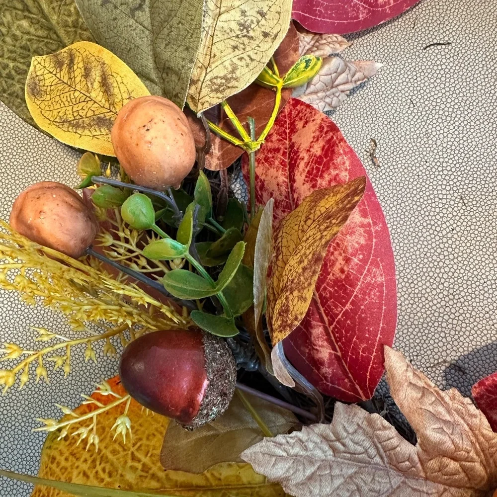 Chestnut Pumpkin & Leaves 22